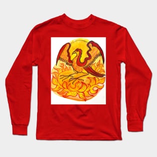 Phoenix in Flames Long Sleeve T-Shirt